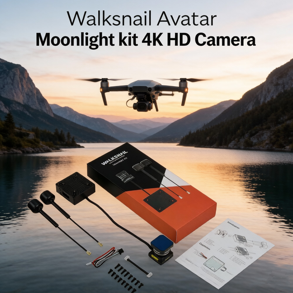 طقم كاميرا Caddx Walksnail Ava - مراجعة Walksnail Avatar Hd Moonlight Kit 4K وسعره