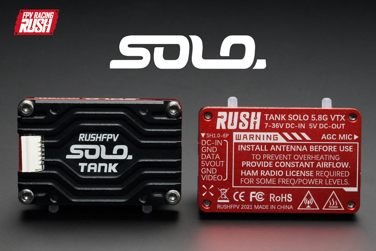 RUSHFPV 5.8G Analog VTX SOLO 1 - مراجعة Foxeer Reaper Extreme 2.5W Vtx وسعره